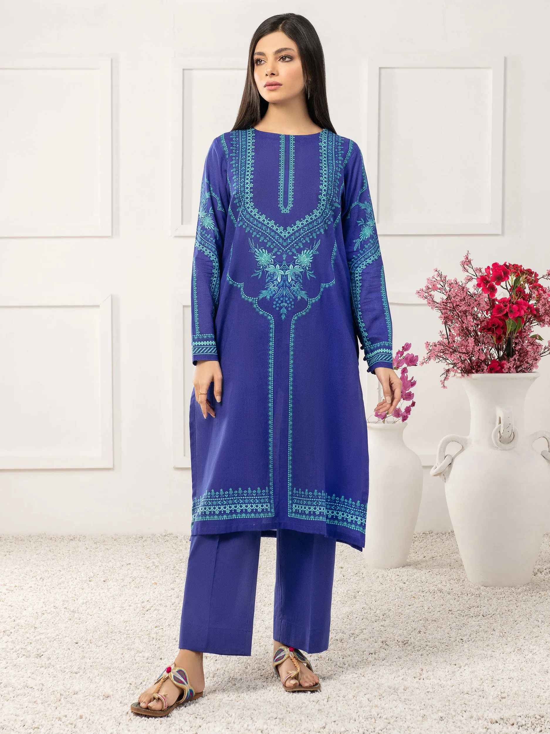 2 Piece Lawn Suit-Printed (Unstitched)