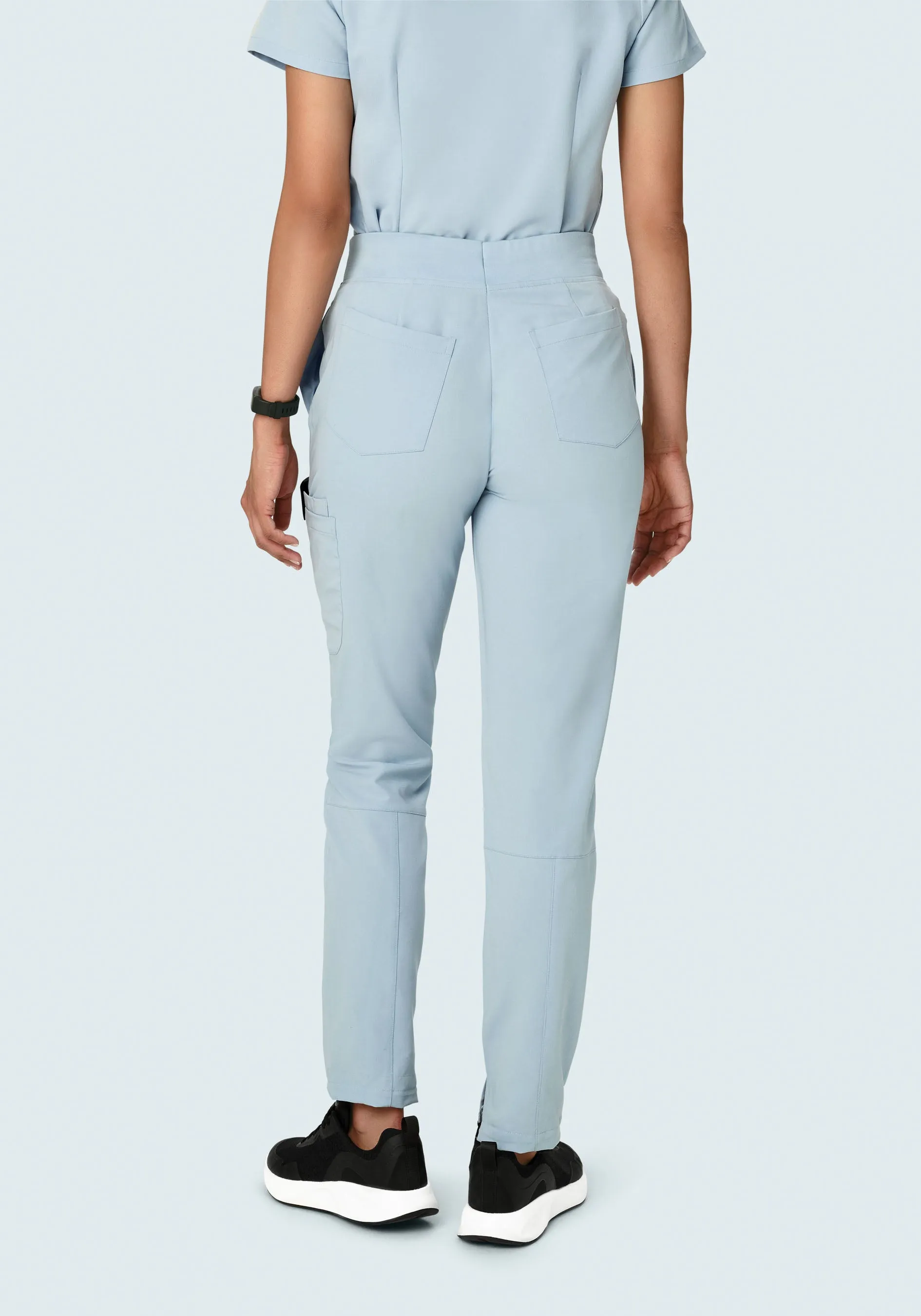 6 Pocket Slim Pants Powder Blue