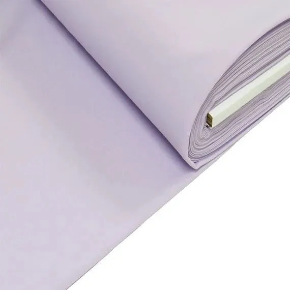 60" Wide Flat Fold Roll Polyester Poplin Fabric, 6 Yards Package