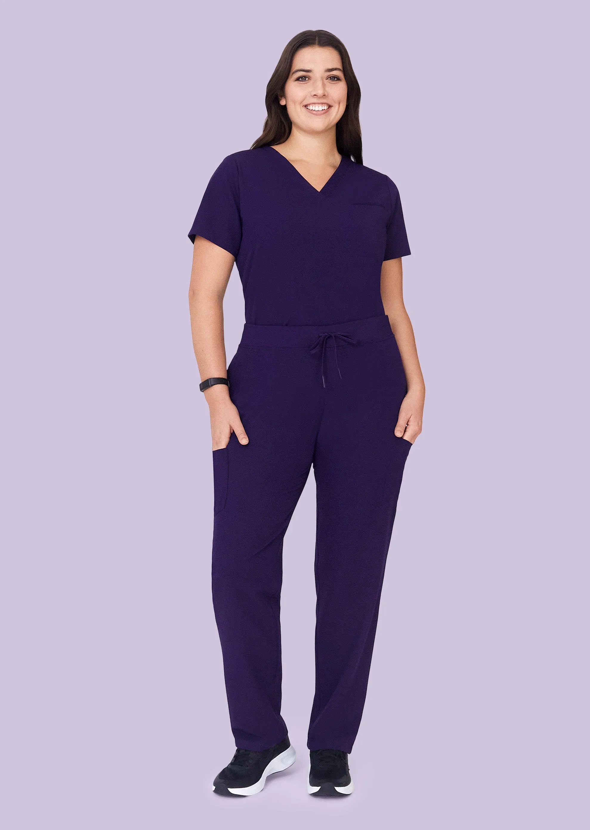 9 Pocket Cargo Pants Eggplant