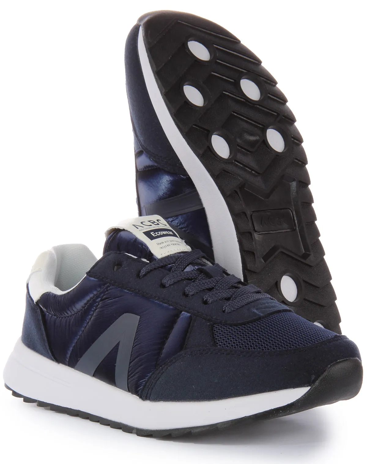 ACBC Lace up Trainers In Navy White