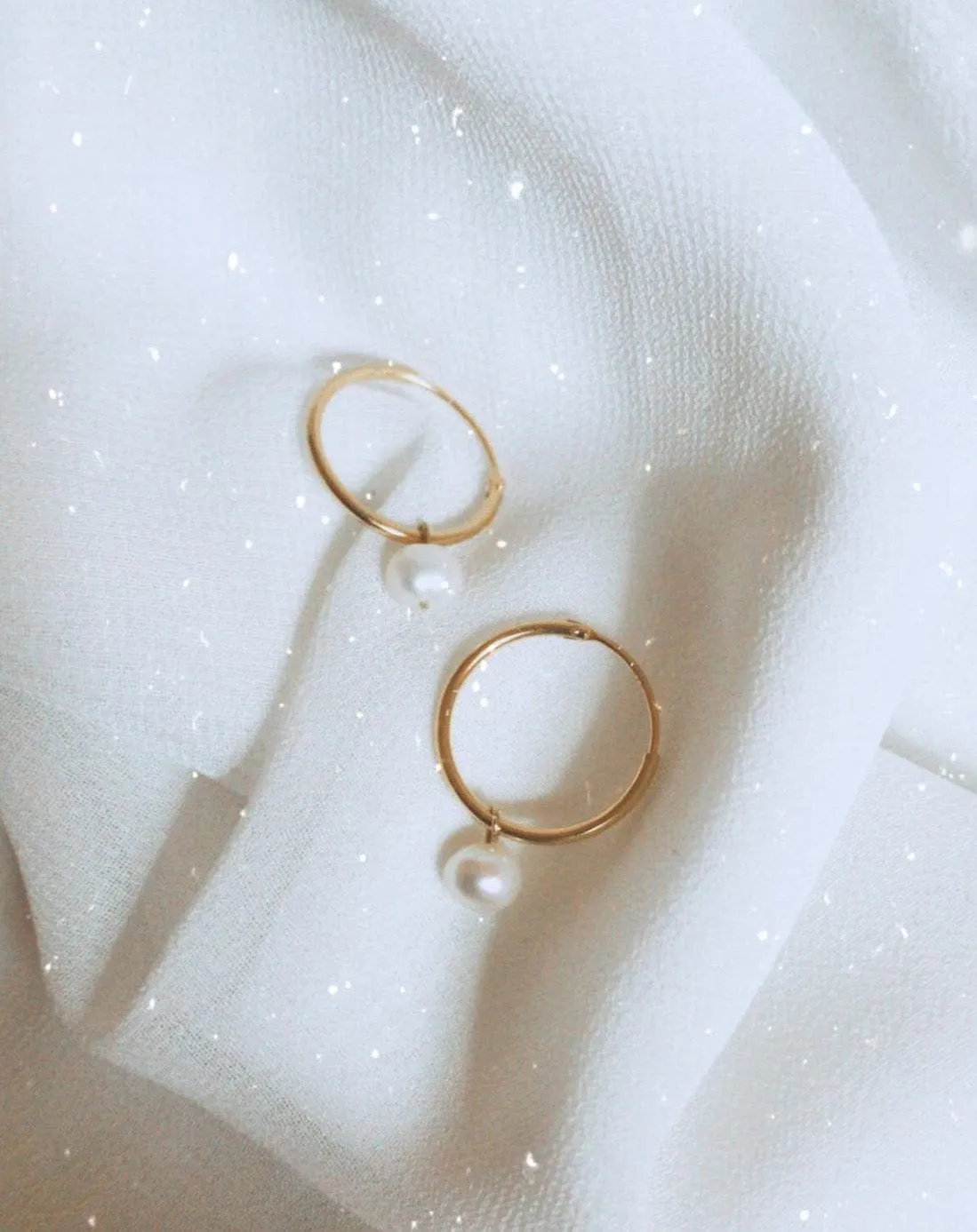 Adeline Pearl Hoops