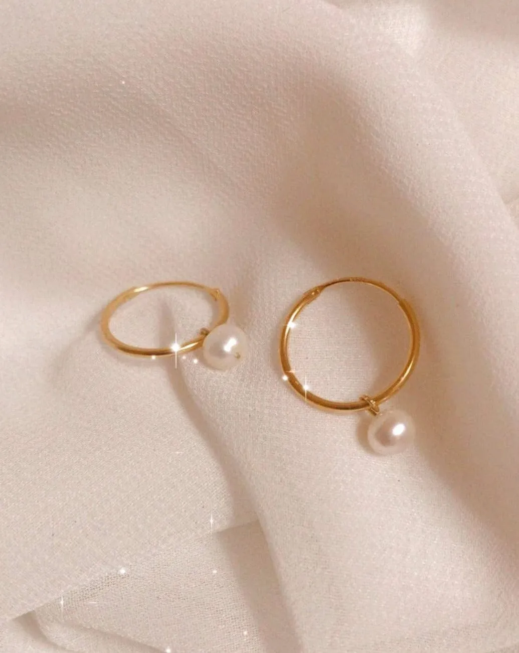 Adeline Pearl Hoops