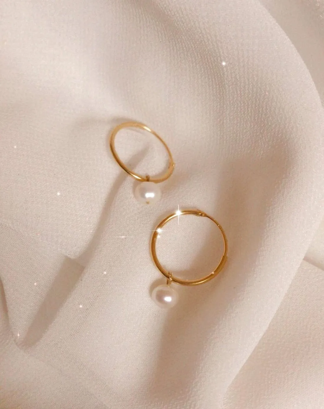 Adeline Pearl Hoops