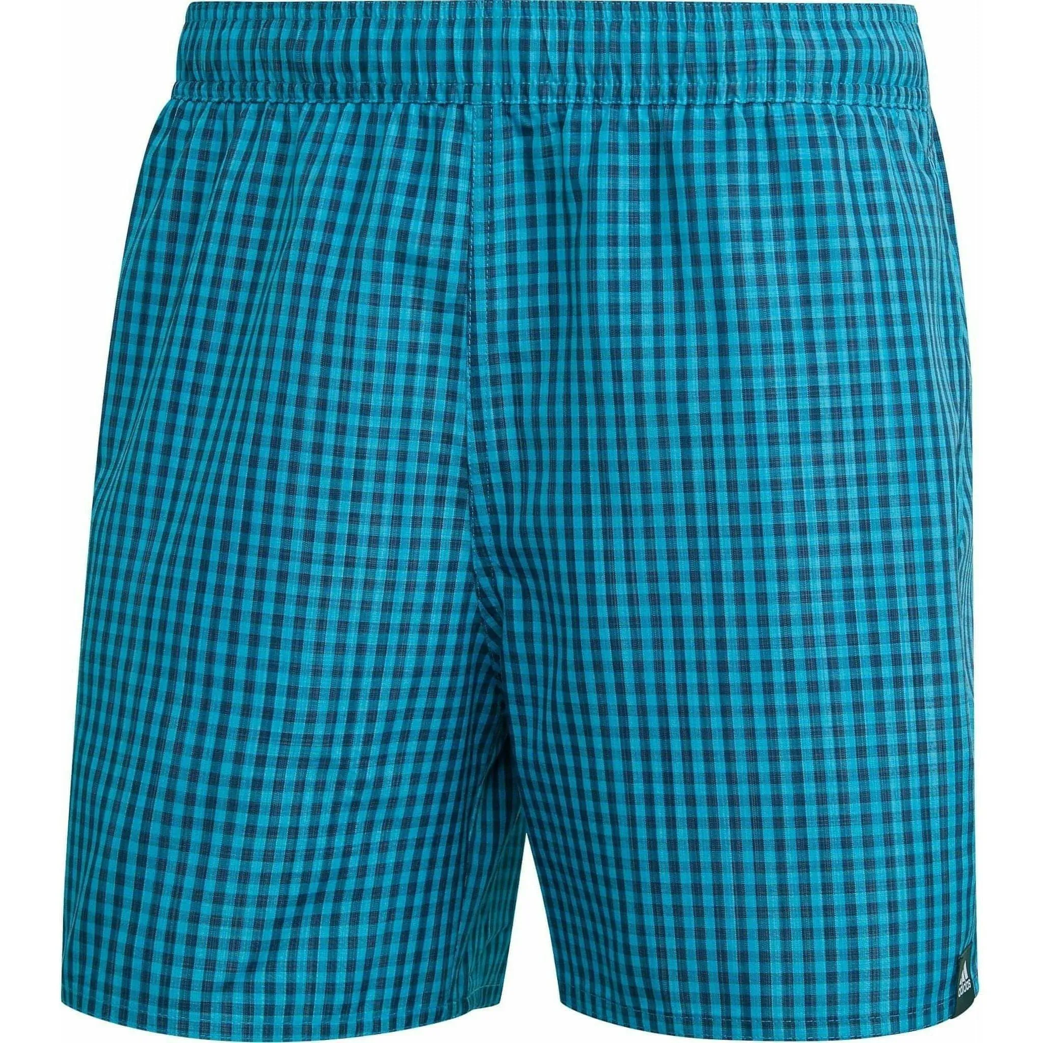 adidas Check CLX Mens Swim Shorts - Blue