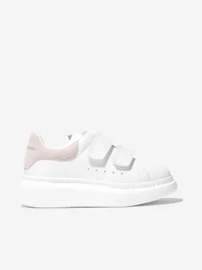 Alexander McQueen Kids Leather Velcro Strap Chunky Trainers