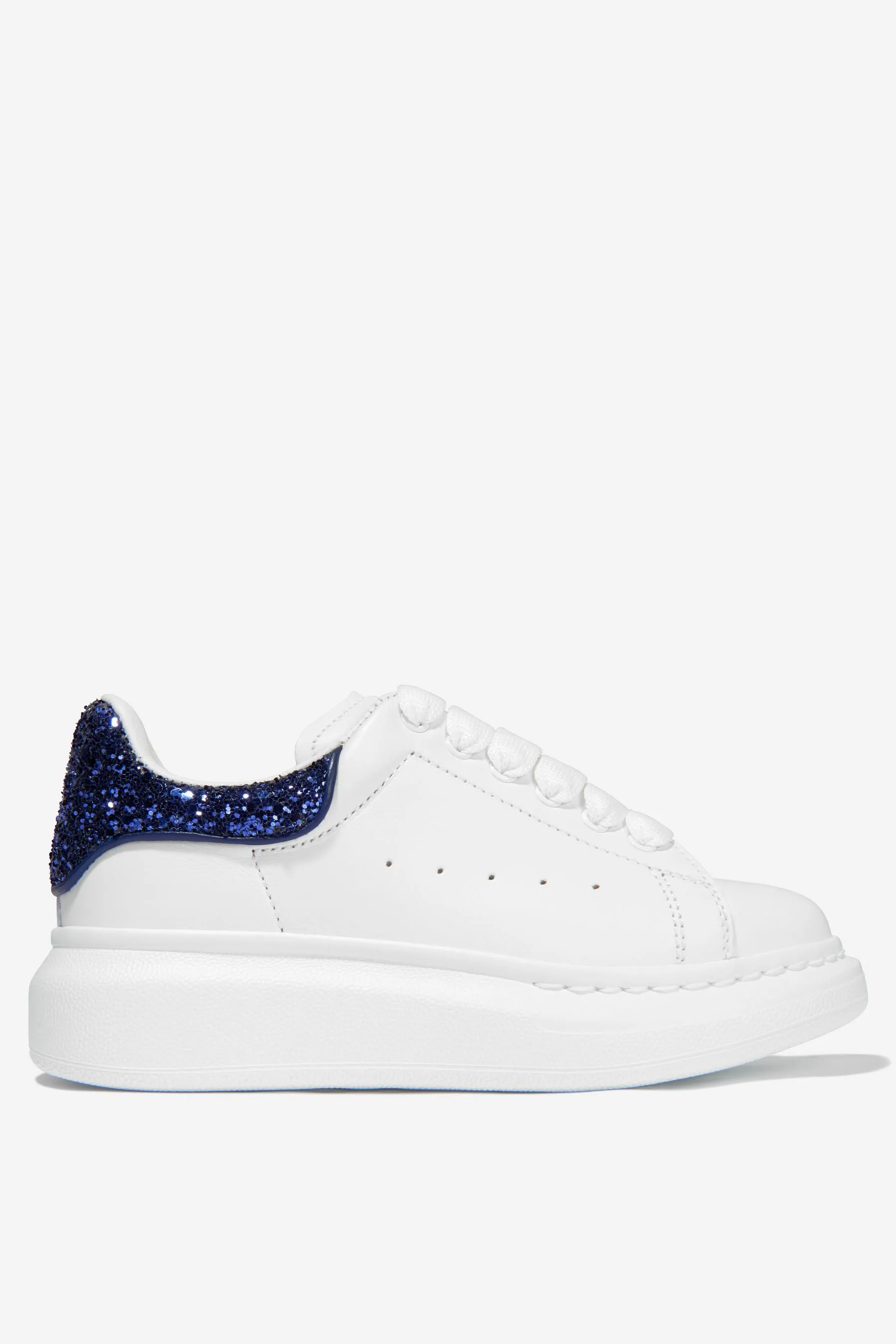 Alexander McQueen Unisex Leather Lace Up Trainers