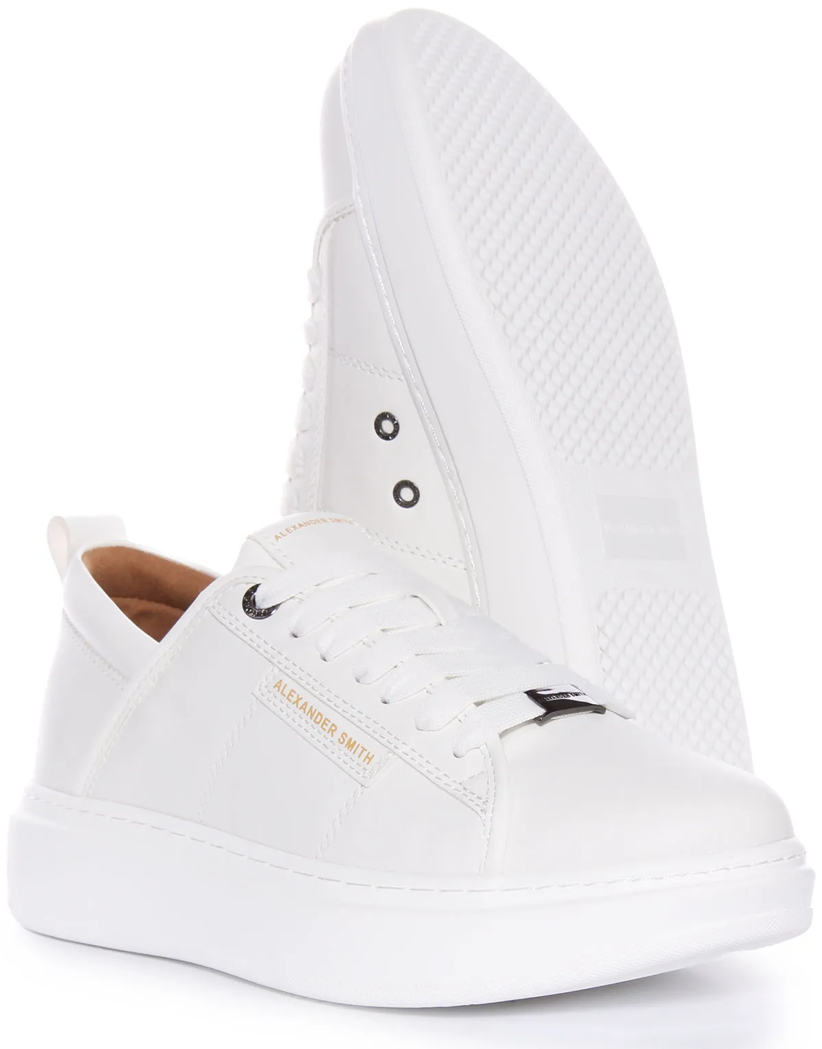 Alexander Smith Trainers In White For Men