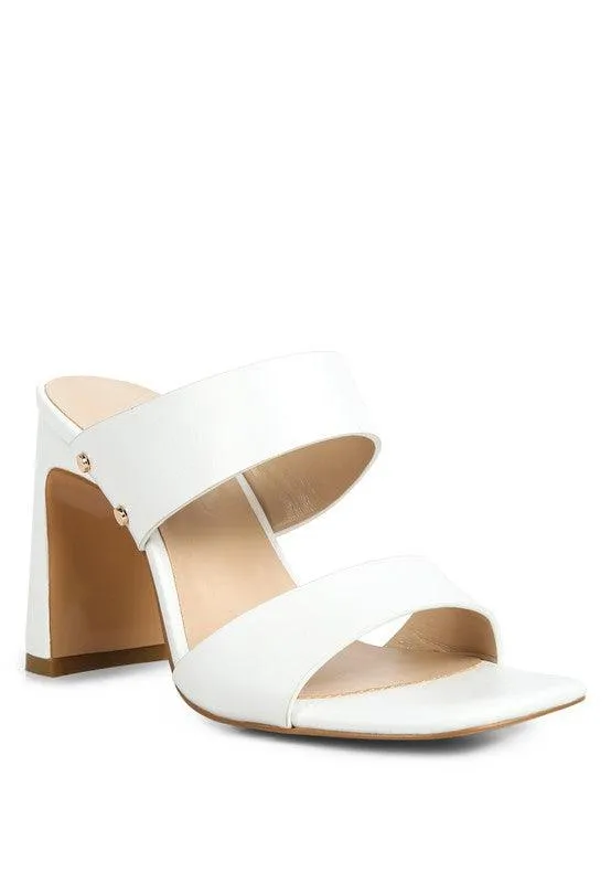 Alodia Slim Block Heel Sandals