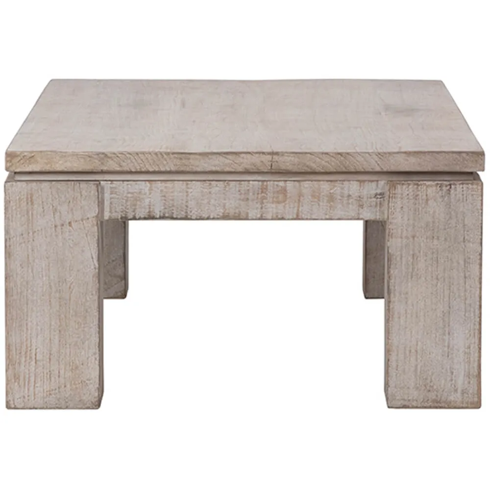 Amaya Coffee Table, White Wash