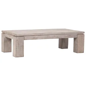 Amaya Coffee Table, White Wash