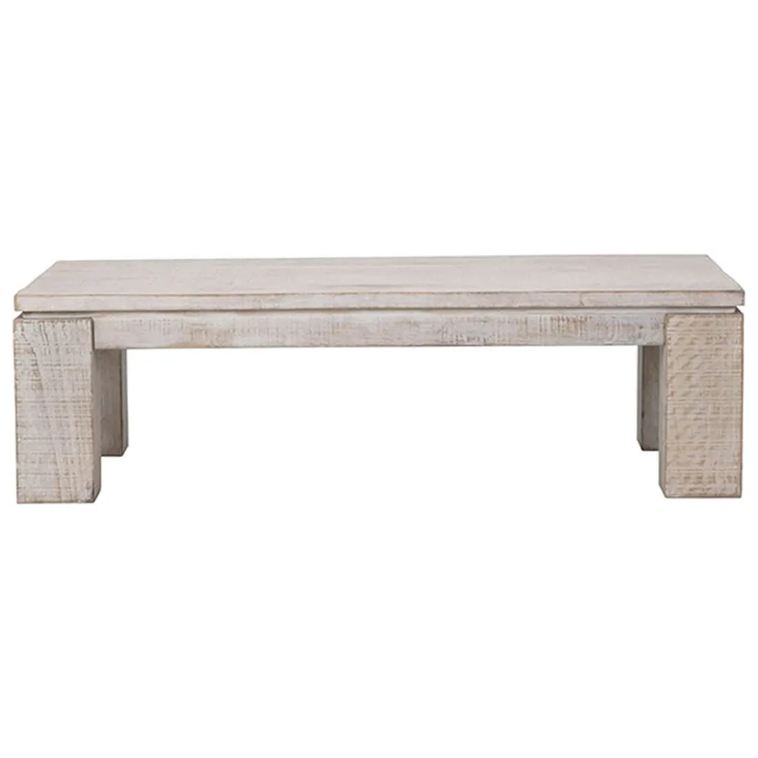 Amaya Coffee Table, White Wash