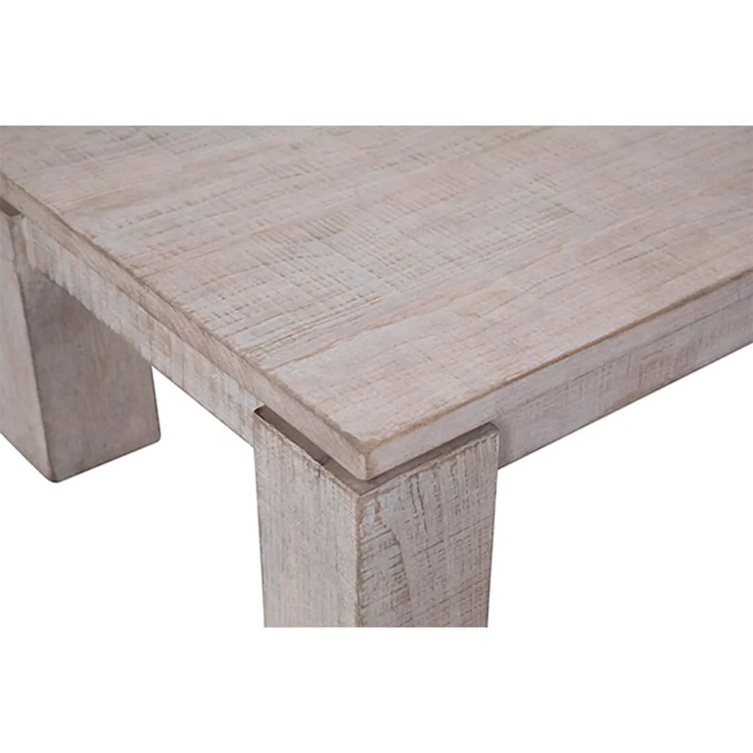 Amaya Coffee Table, White Wash