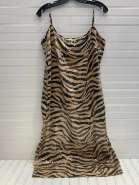 Animal Print Dress Party Midi J. Crew, Size 12