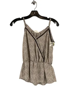 Animal Print Top Sleeveless Sienna Sky, Size Xs