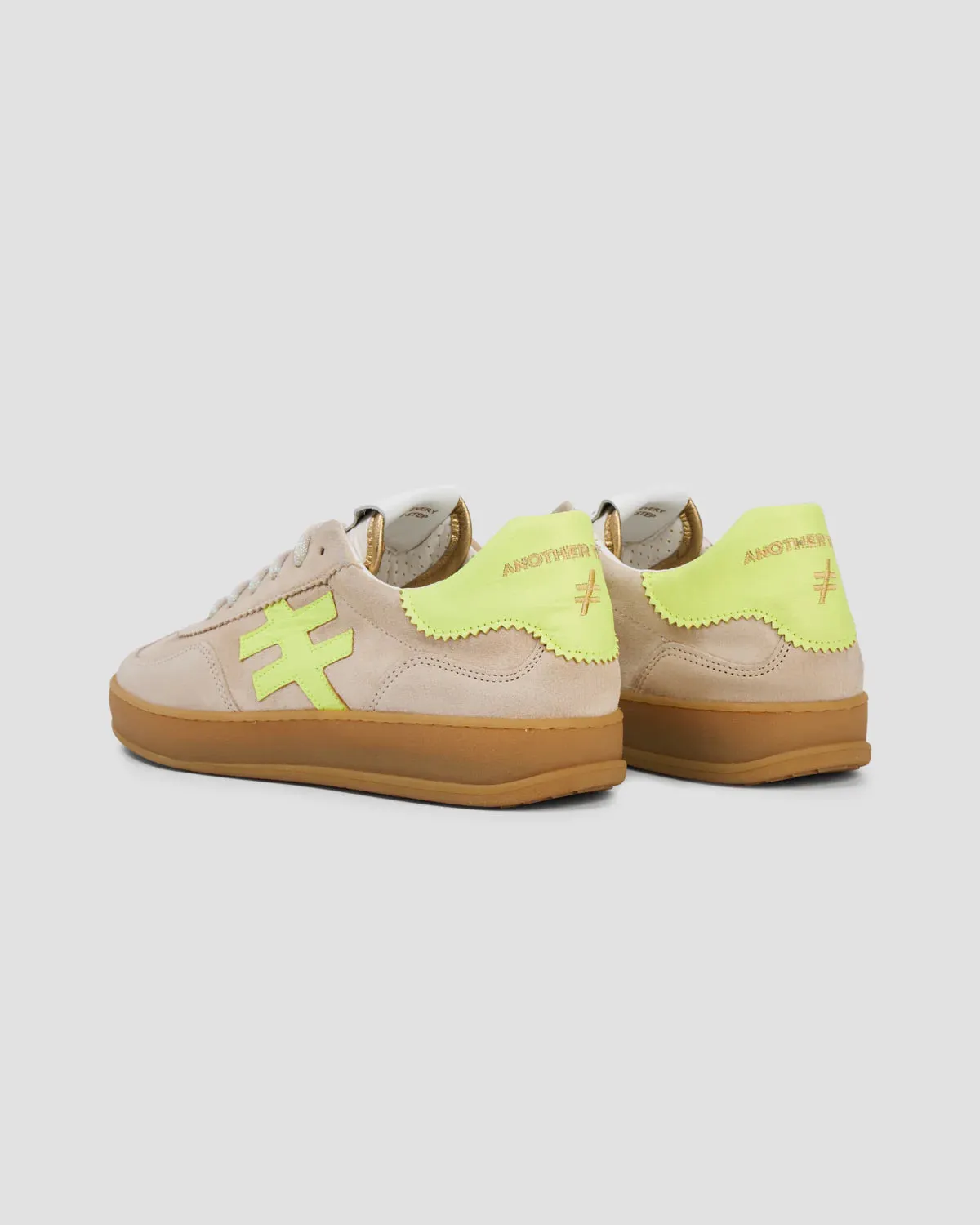 Another Trend Beige/Yellow Sporty Trainers