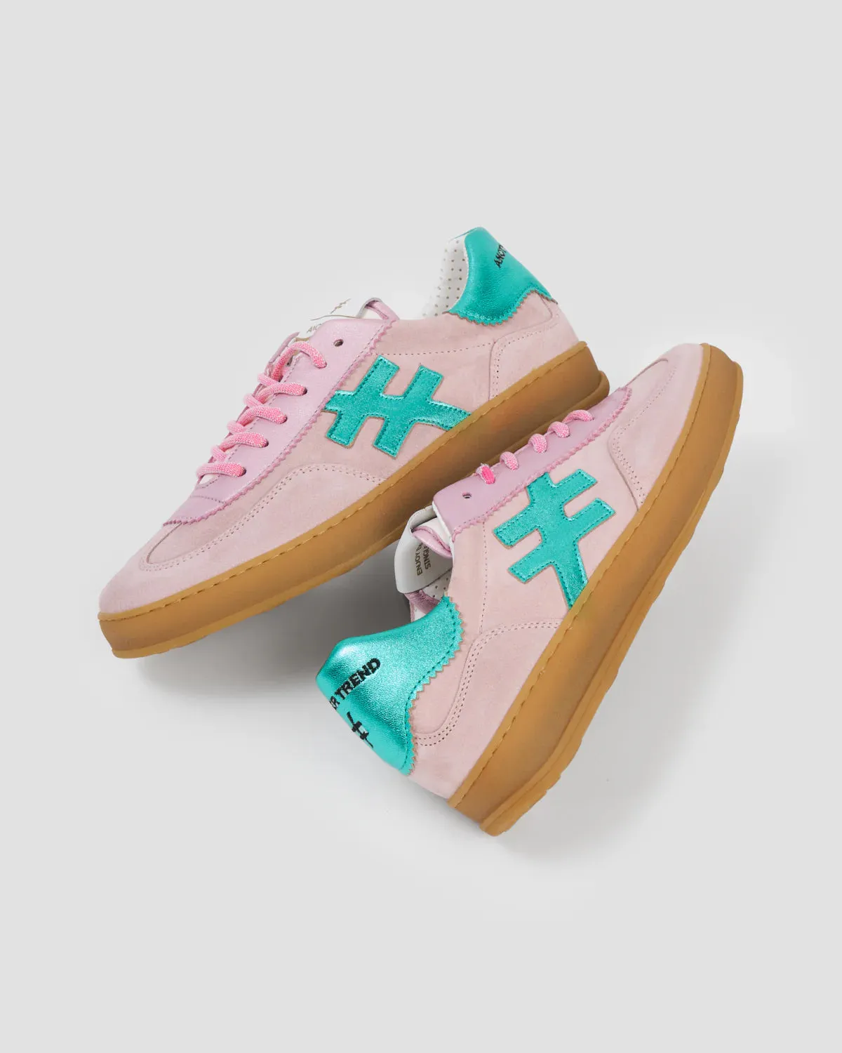 Another Trend Pink/Turquoise Sporty Trainers