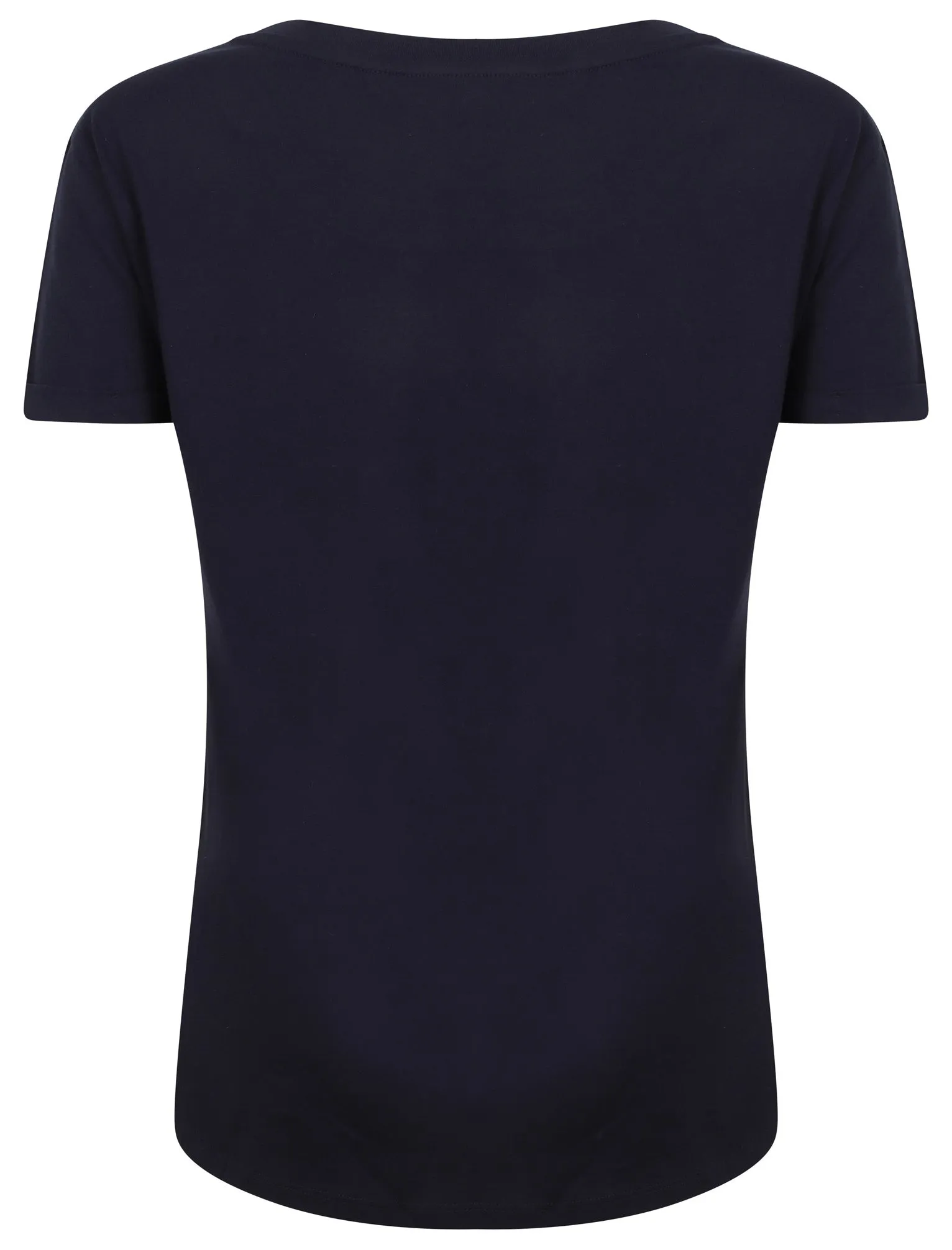 Anthea Knot Tie Crew Neck T-Shirt In Eclipse Blue - Tokyo Laundry