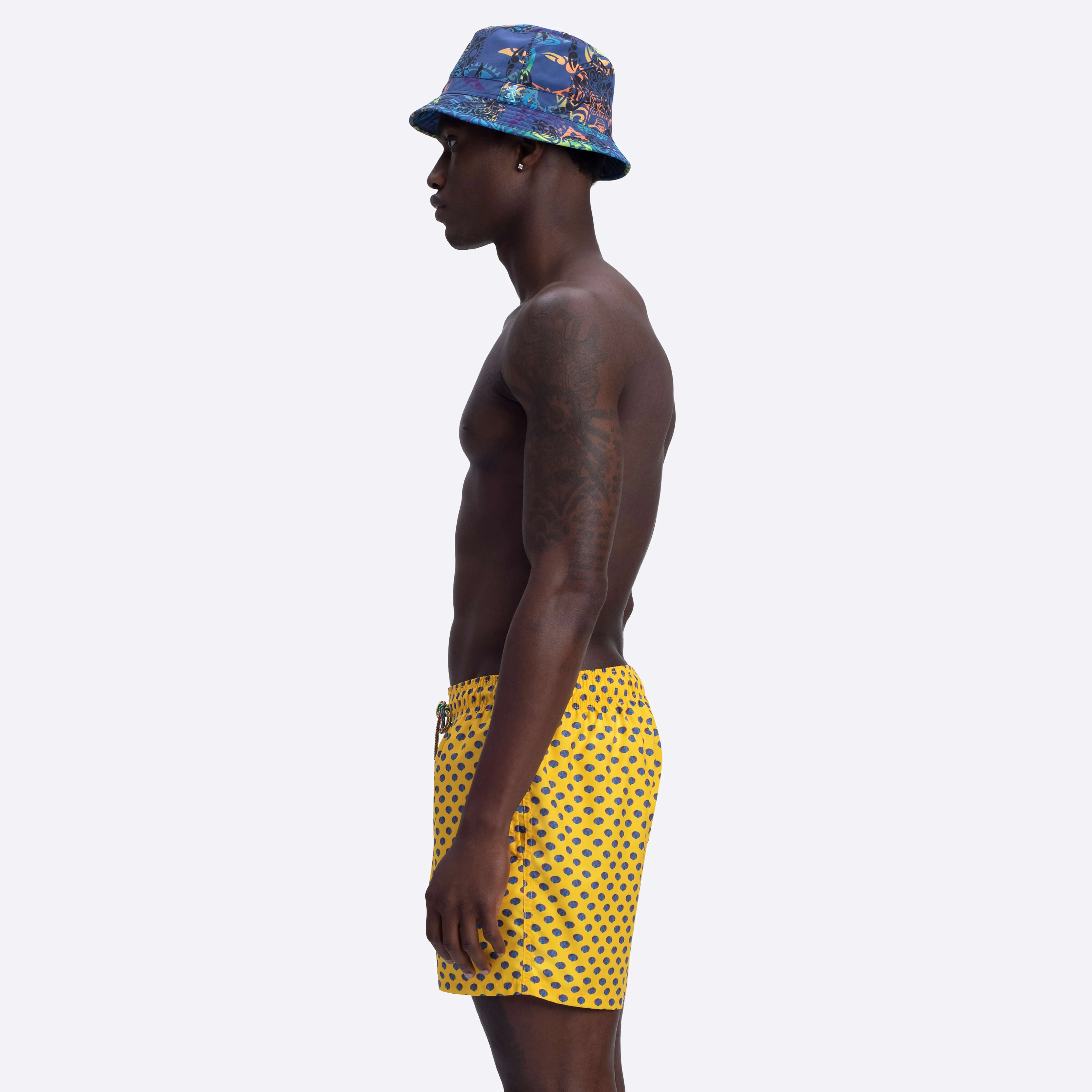 ARCHER Seashell Print Swim Trunks