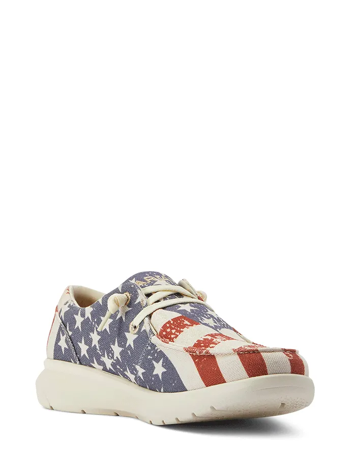 Ariat 10040317 Womens Hilo Shoe Distressed Flag