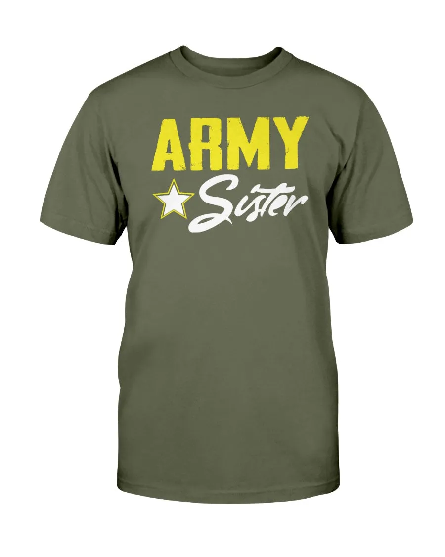 Army Sister Small Star T-shirts