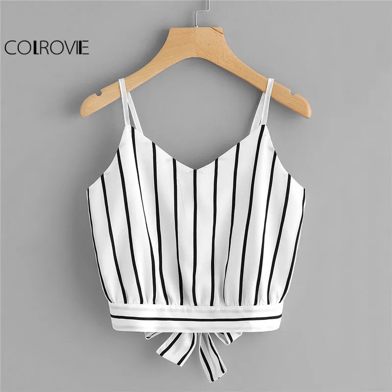 Back Crop Cami Top