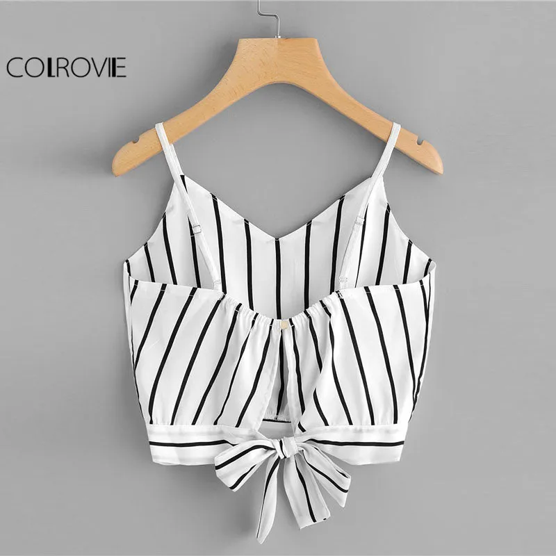 Back Crop Cami Top