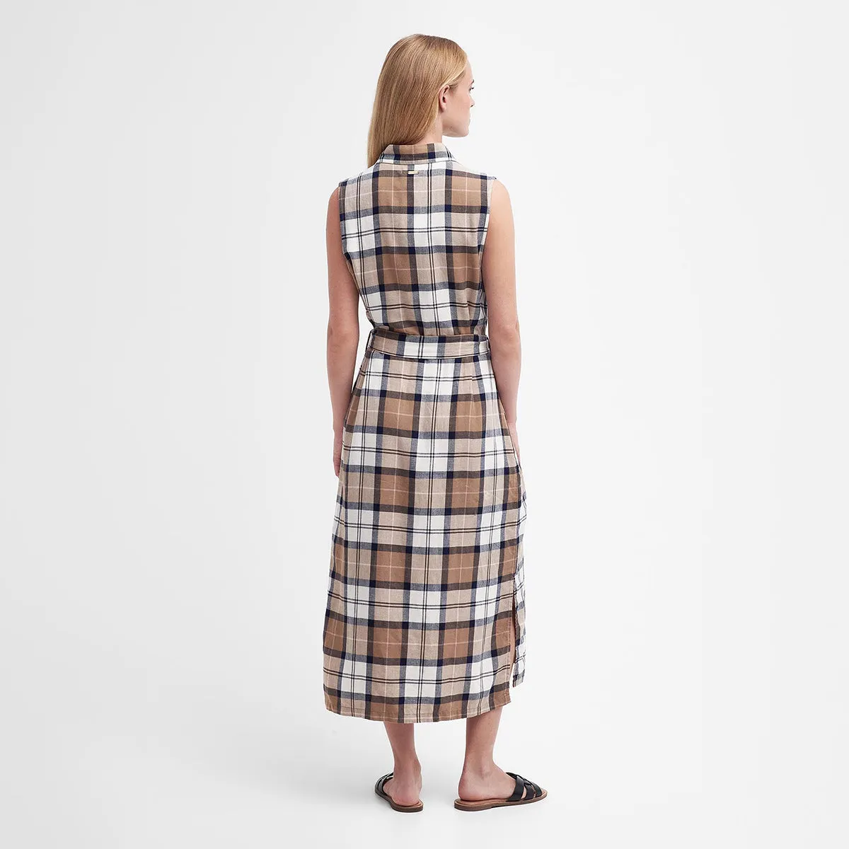 Barbour Women's Caroline Tartan Midi Dress