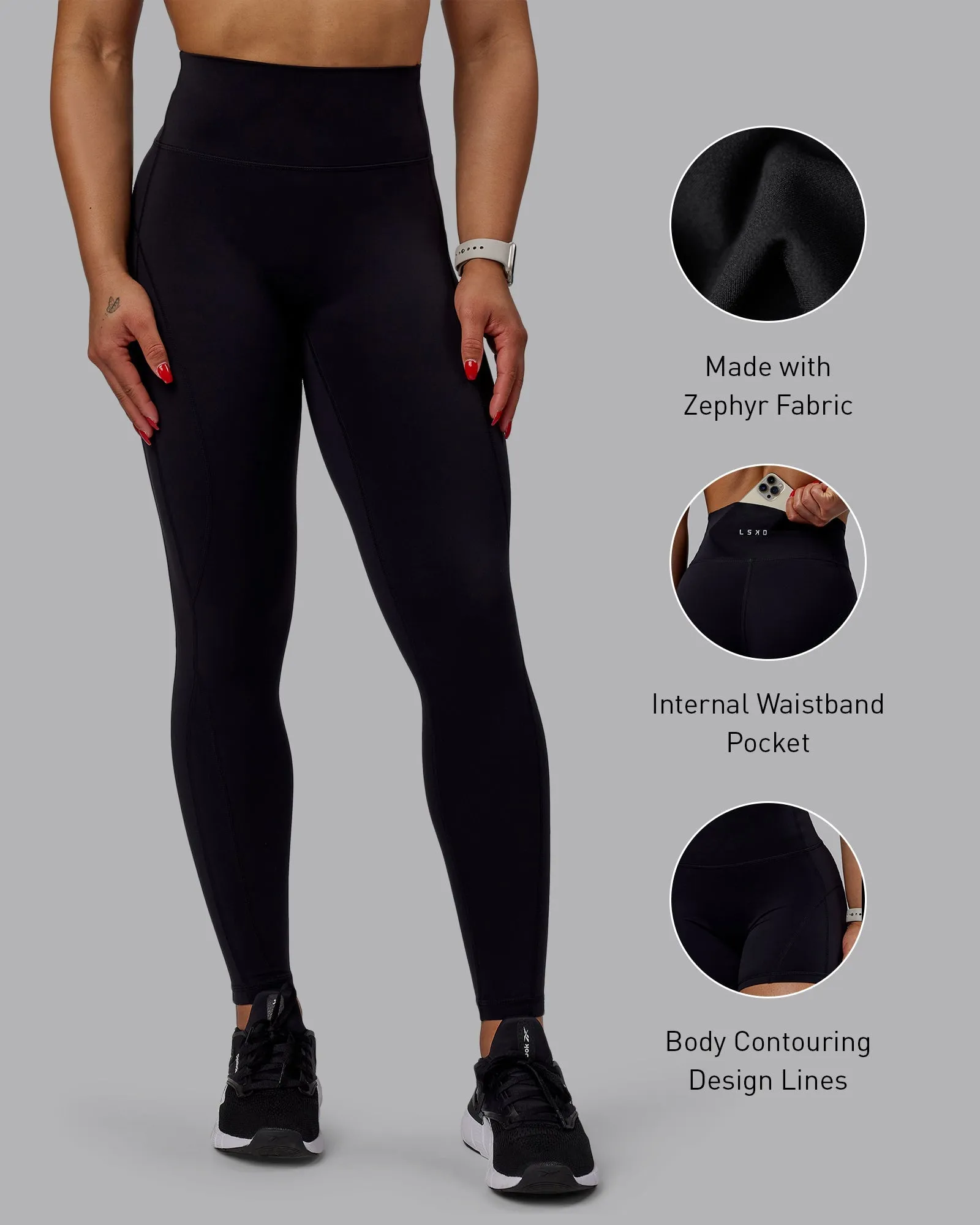 Bend Full Length Leggings - Black