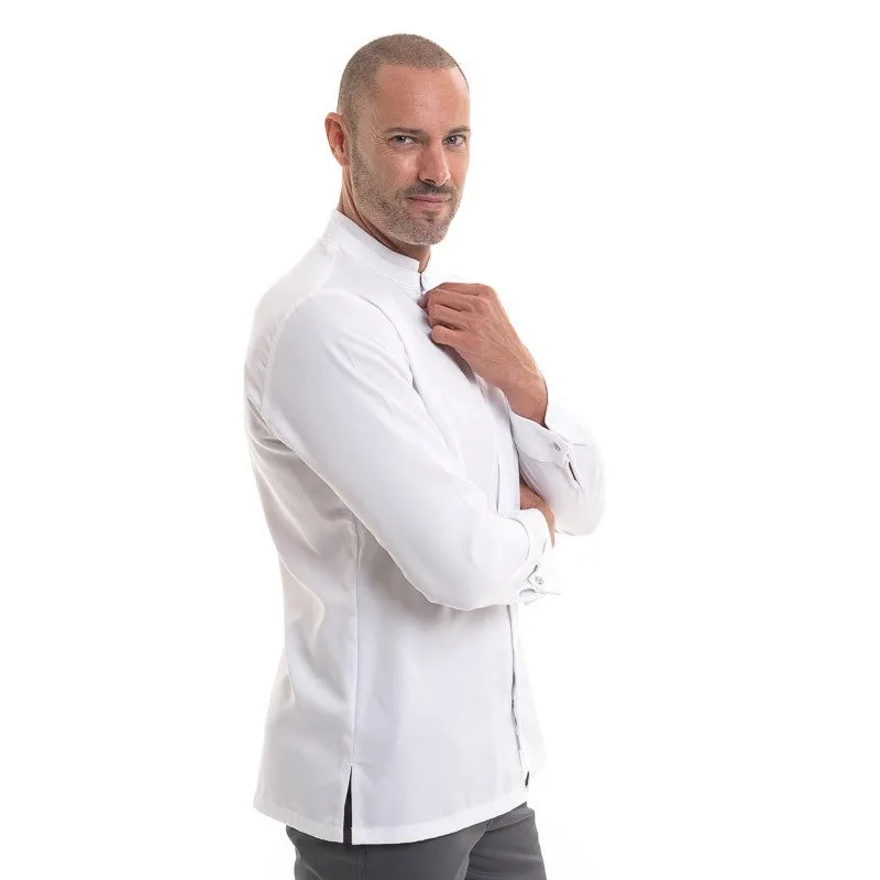 Berto White Long Sleeve Chef Coat - ROBUR