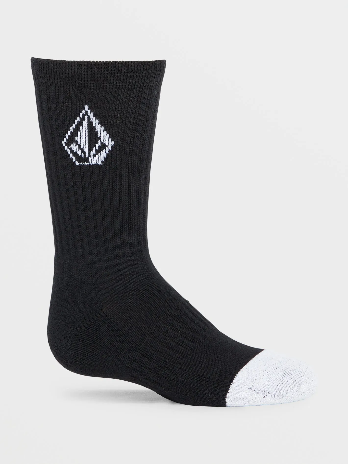 Big Boys Full Stone Socks 3 Pack - Black