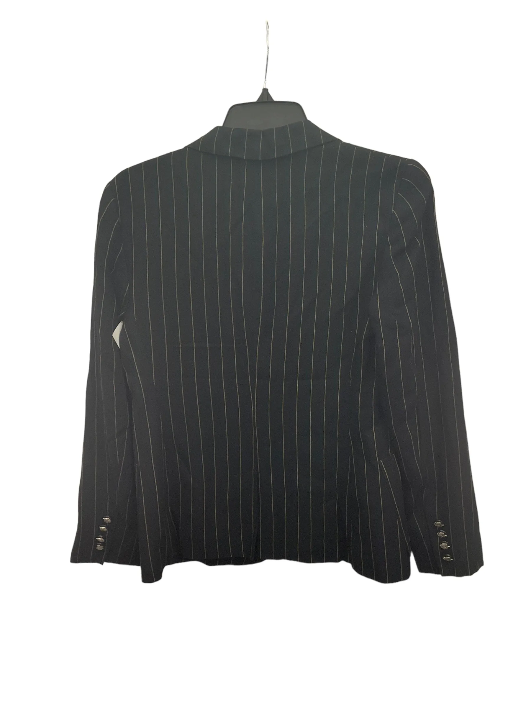 Blazer By Lauren By Ralph Lauren In Striped Pattern, Size: Petite   S