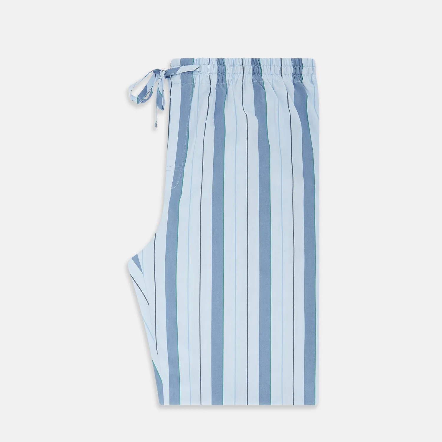 Blue Multi Stripe Pyjama Trousers