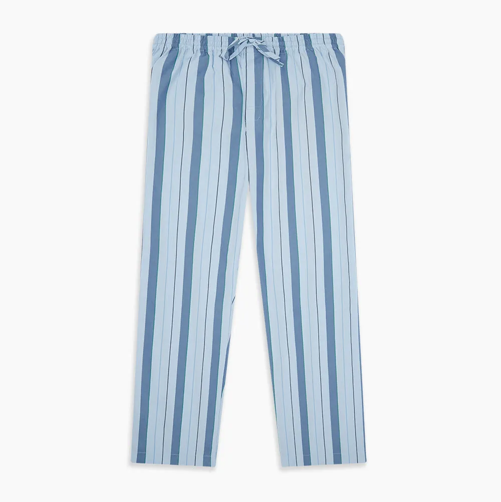 Blue Multi Stripe Pyjama Trousers