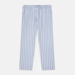 Blue Track Stripe Pyjama Trousers