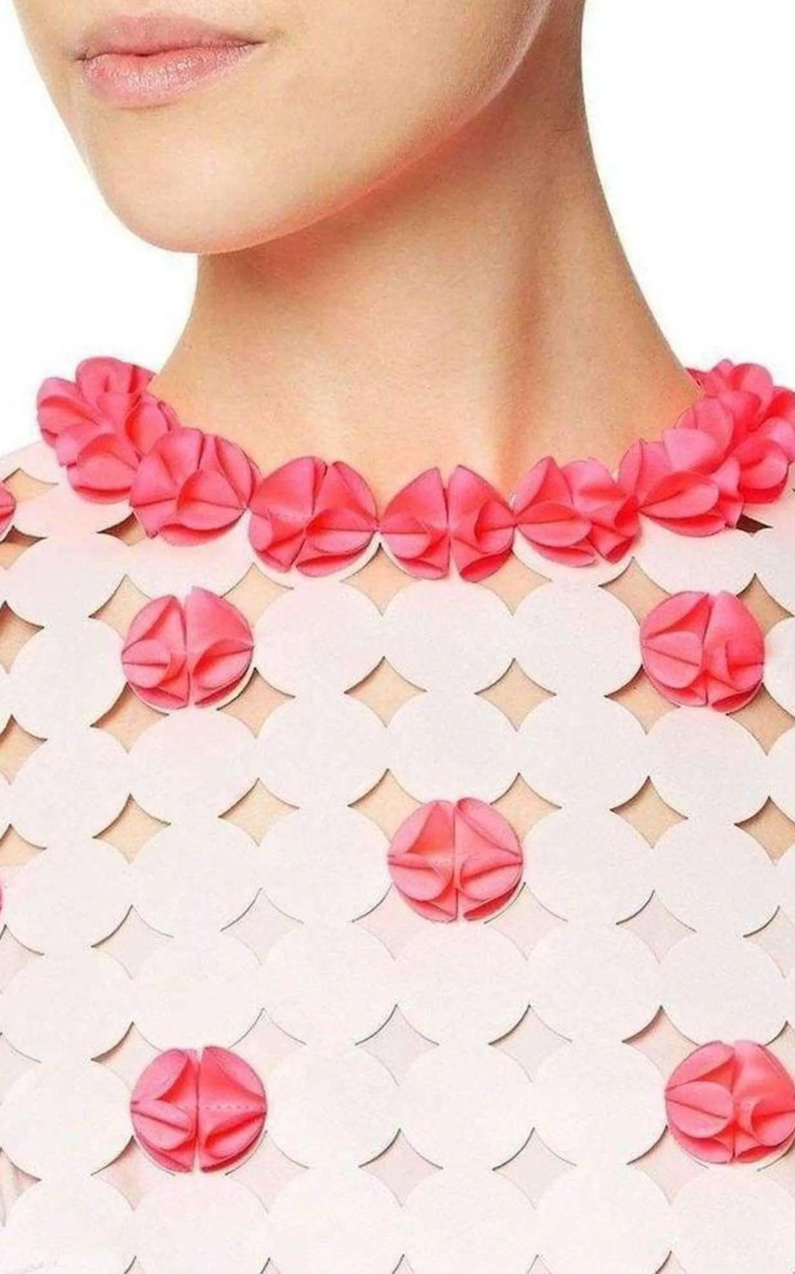 Blush Pink Laser-Cut Top