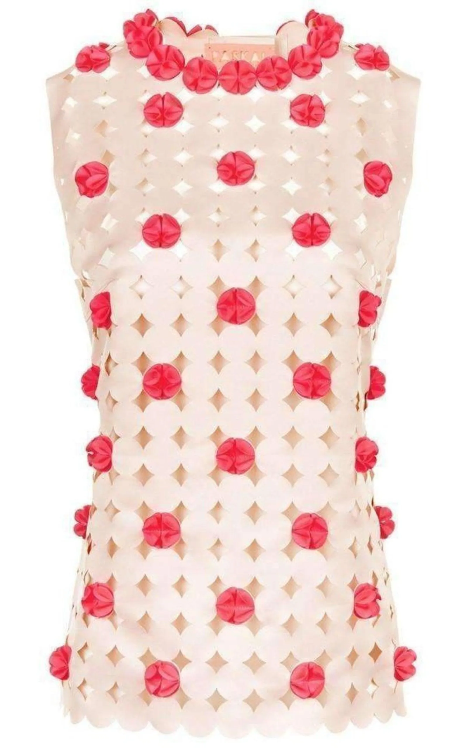 Blush Pink Laser-Cut Top