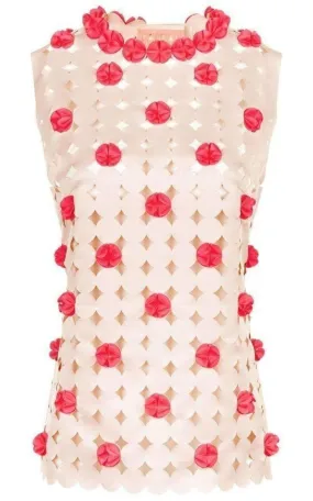 Blush Pink Laser-Cut Top