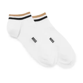 BOSS 2 Pair Signature Stripe Ankle Socks