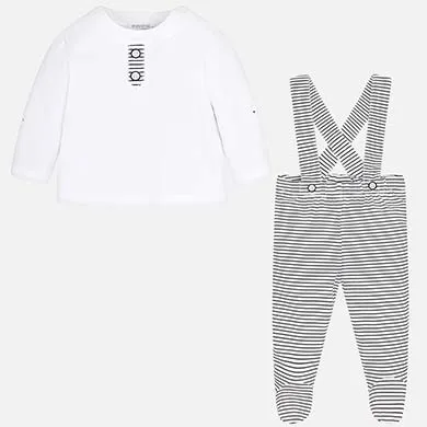 Boy Striped Suspender Set