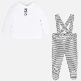 Boy Striped Suspender Set