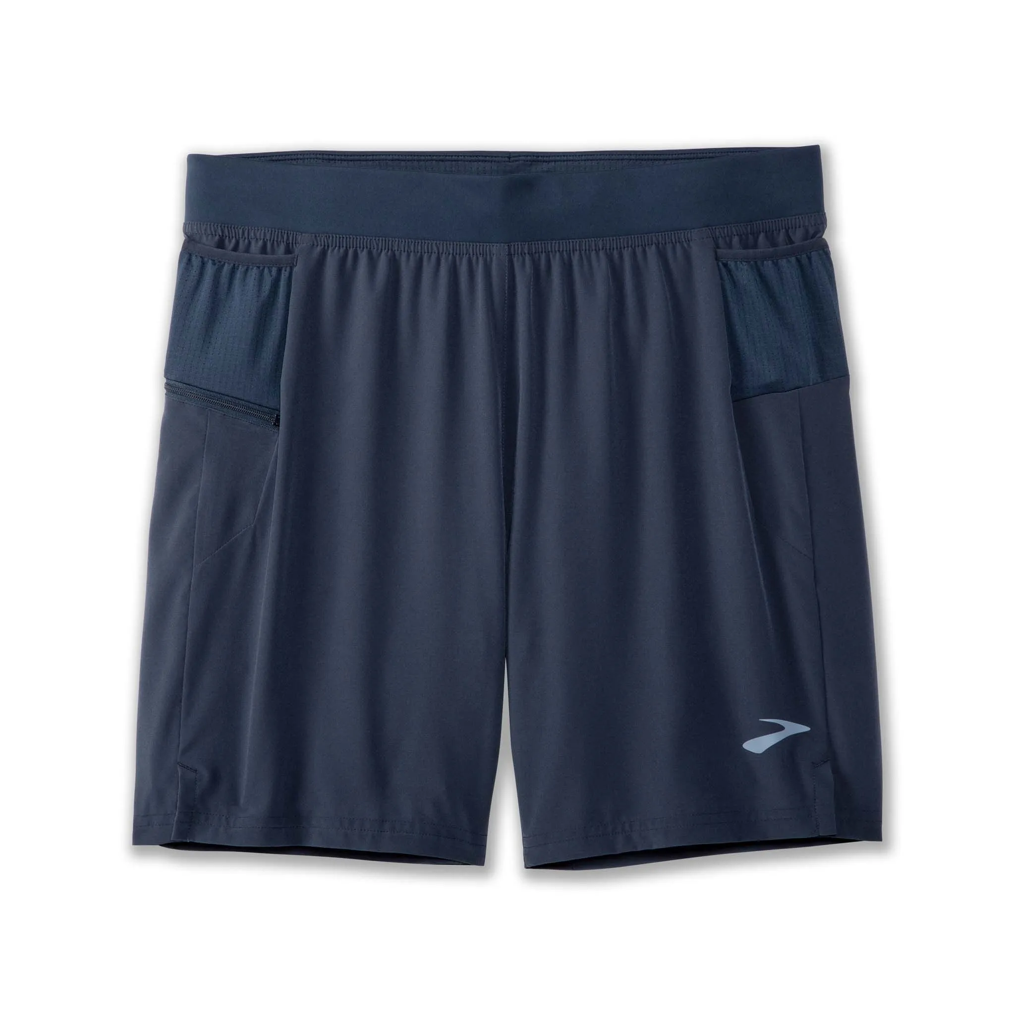 Brooks | Men's Sherpa 7" 2-in-1 Short - Blue State