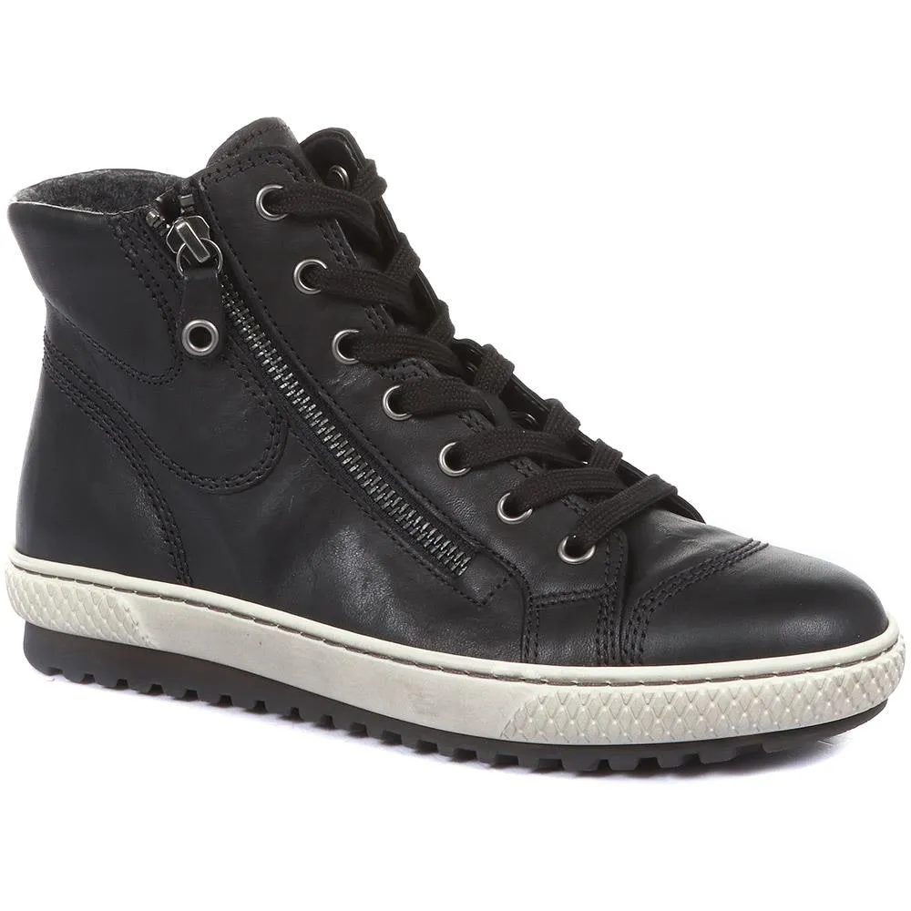 Bulner High Top Leather Trainers - GAB34515 / 320 630