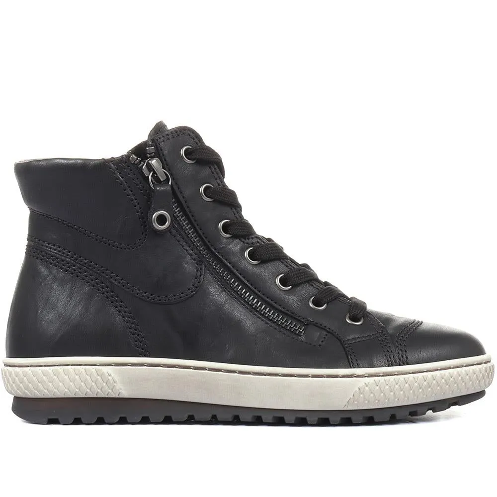 Bulner High Top Leather Trainers - GAB34515 / 320 630