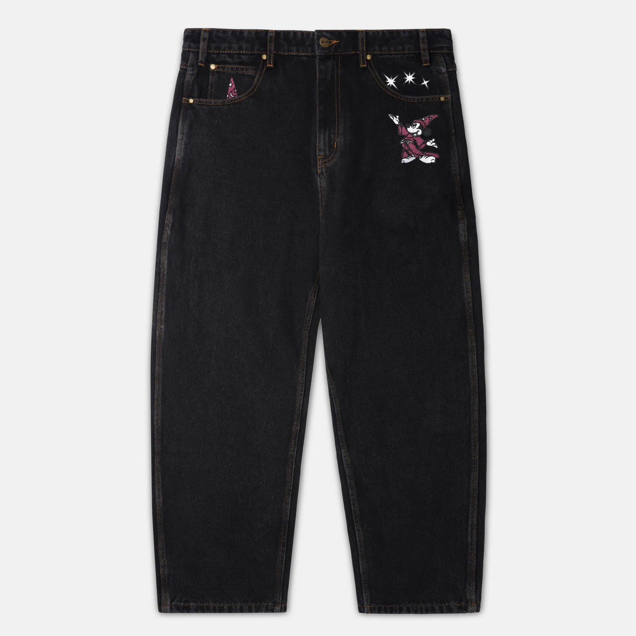 Butter Goods - Disney Fantasia Baggy Denim Jeans - Washed Black