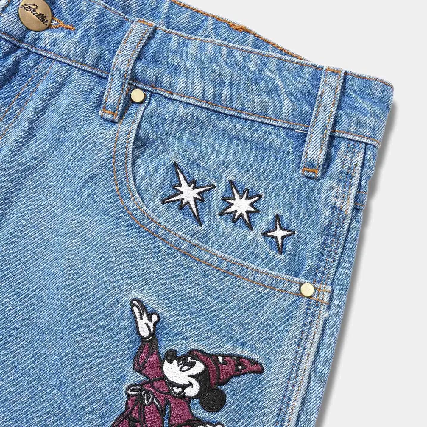 Butter Goods - Disney Fantasia Baggy Denim Jeans - Washed Indigo