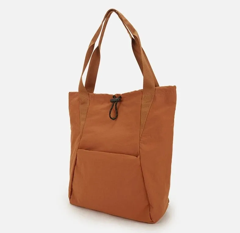 Canvas Shoulder Tote Bag with Wide Strap