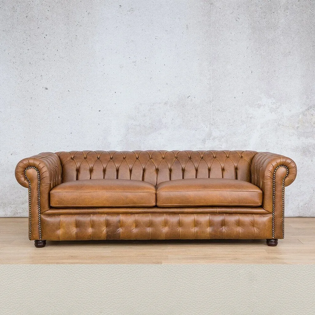 Chesterfield 3 2 1 Leather Sofa Suite