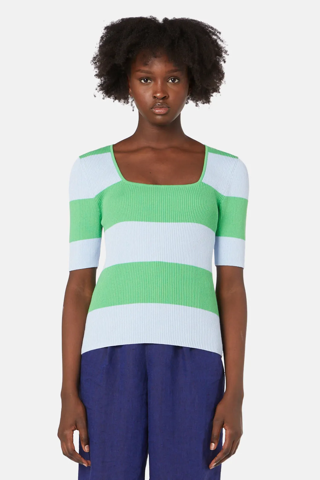 Chloe Stripe Knit Top