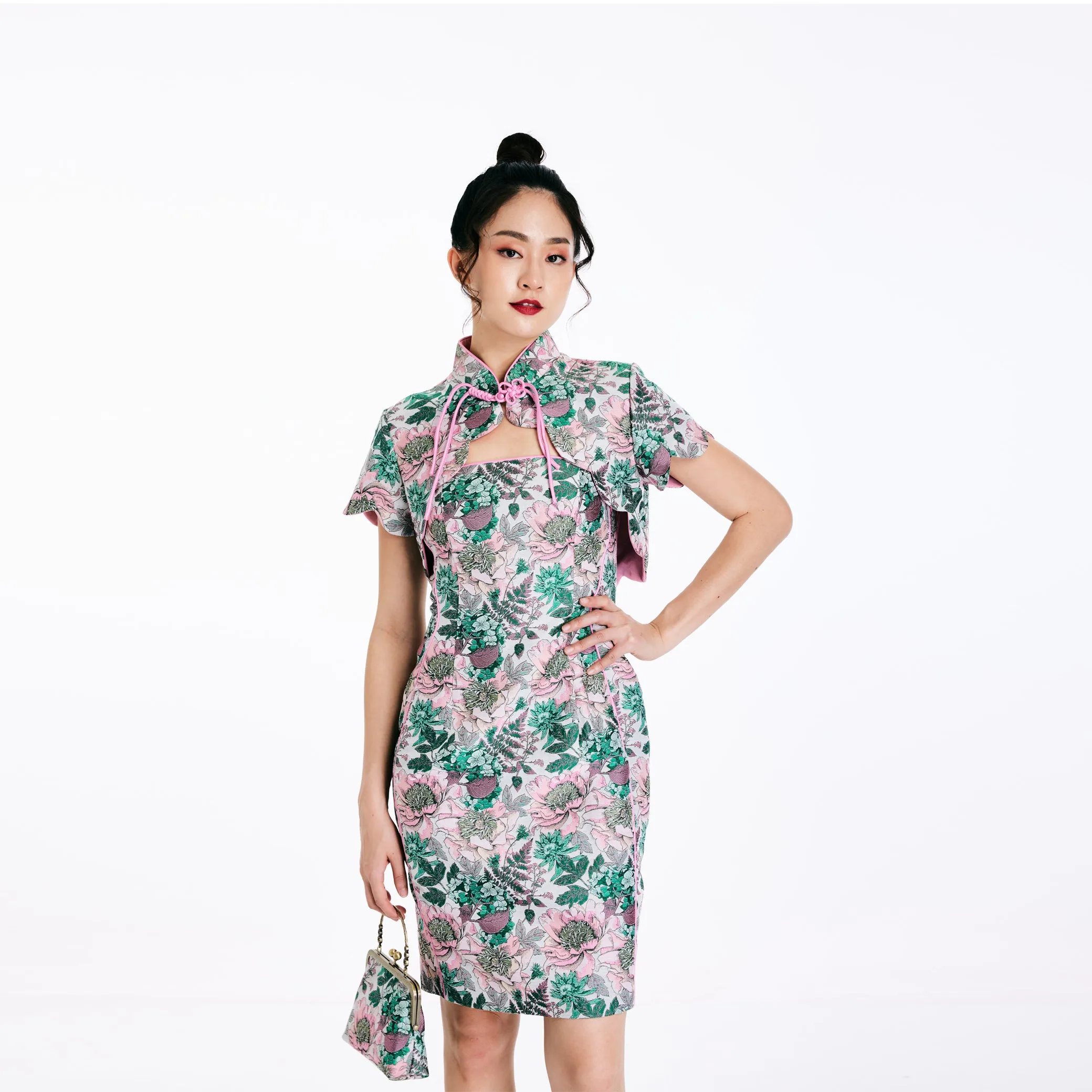 Chun Chun 2pcs Qipao Dress